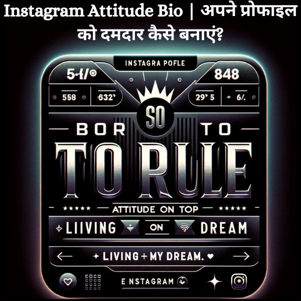 Instagram Attitude Bio