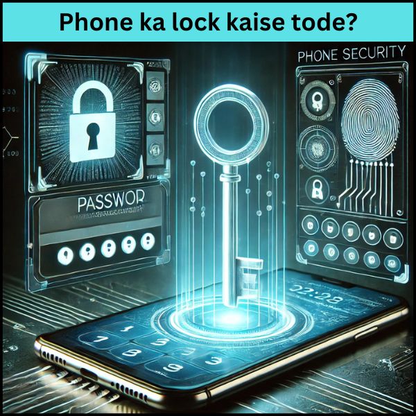 Phone ka lock kaise tode?आज के समय में स्मार्टफोन हमारी ज़िंदगी का अहम हिस्सा बन चुका है। लेकिन कई बार हम अपना फ़ोन लॉक कर देते हैं और पासवर्ड भूल जाते हैं। ऐसे में सबसे बड़ा सवाल आता है कि  Phone ka lock kaise tode? 