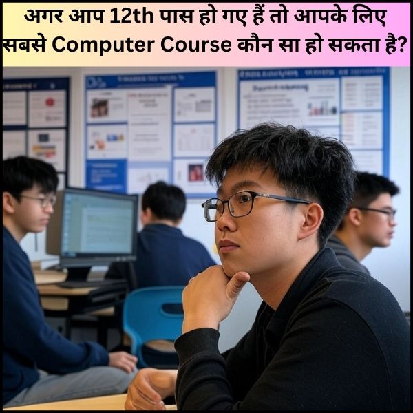 अगर आप 12th पास हो गए हैं तो आपके लिए सबसे Computer Course कौन सा हो सकता है?