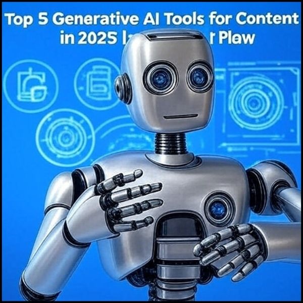 Top 5 Generative AI Tools for Content Creation in 2025