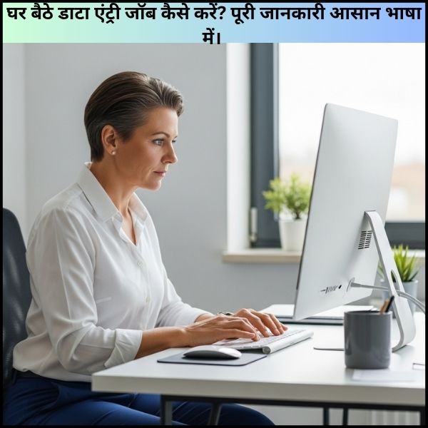 घर बैठे डाटा एंट्री जॉब कैसे करें? पूरी जानकारी आसान भाषा में।