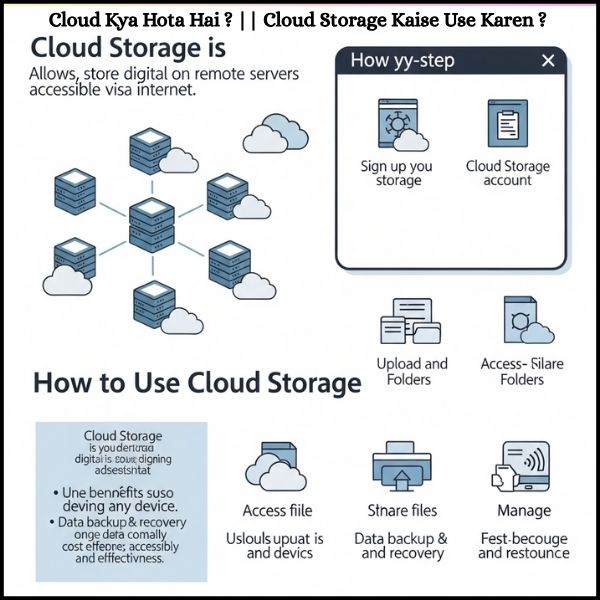 Cloud Kya Hota Hai ? || Cloud Storage Kaise Use Karen ?
