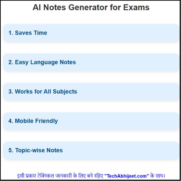 AI Notes Generator for Exams For Students