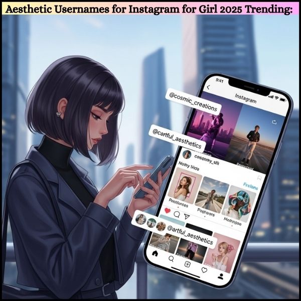 Aesthetic Usernames for Instagram for Girl 2025 Trending: