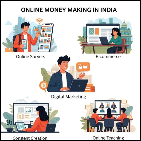 Online Money Making In India