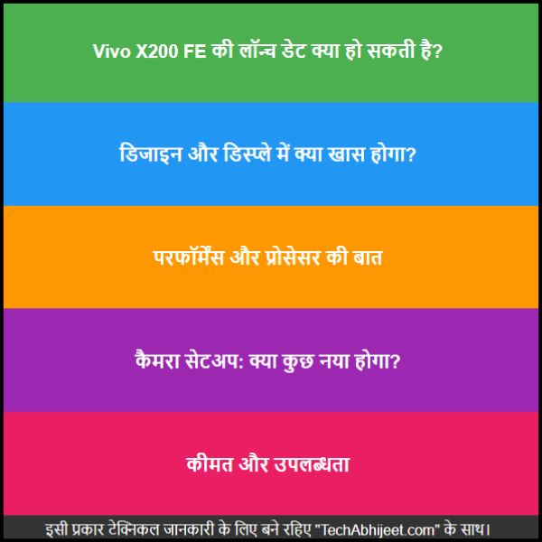 Vivo X200 FE Launch Date: कब आ रहा है वीवो का नया धमाका?