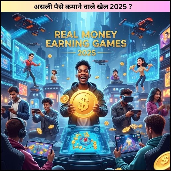 असली पैसे कमाने वाले खेल 2025 | इन खेलों में आप आसानी से पैसा कमा सकते हैं?
