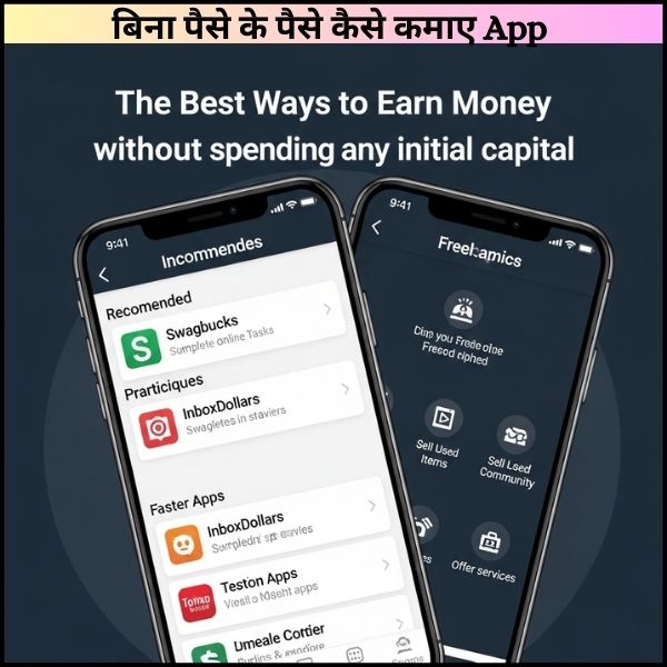 बिना पैसे के पैसे कैसे कमाए App जानिए फ्री में कमाई करने के बेस्ट तरीके