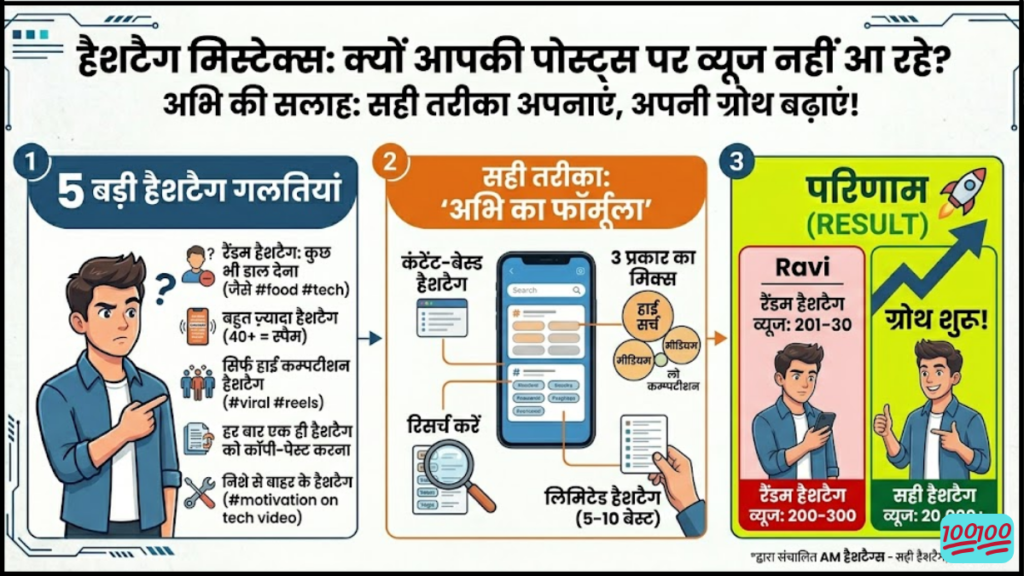 Hashtag mistake जो आप कर रहे हो