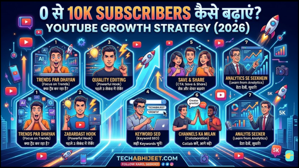 0 से 10K Subscribers कैसे बढ़ाएं?