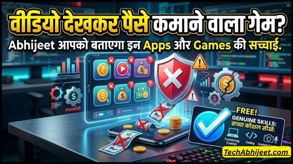 वीडियो देखकर पैसे कमाने वाला गेम?