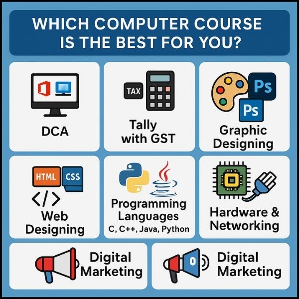 अगर आप 12th पास हो गए हैं तो आपके लिए सबसे Computer Course कौन सा हो सकता है?