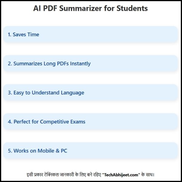 AI PDF Summarizer for Students