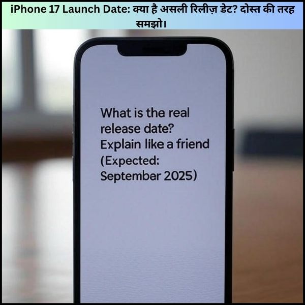 iPhone 17 Launch Date: क्या है असली रिलीज़ डेट? दोस्त की तरह समझो। 
