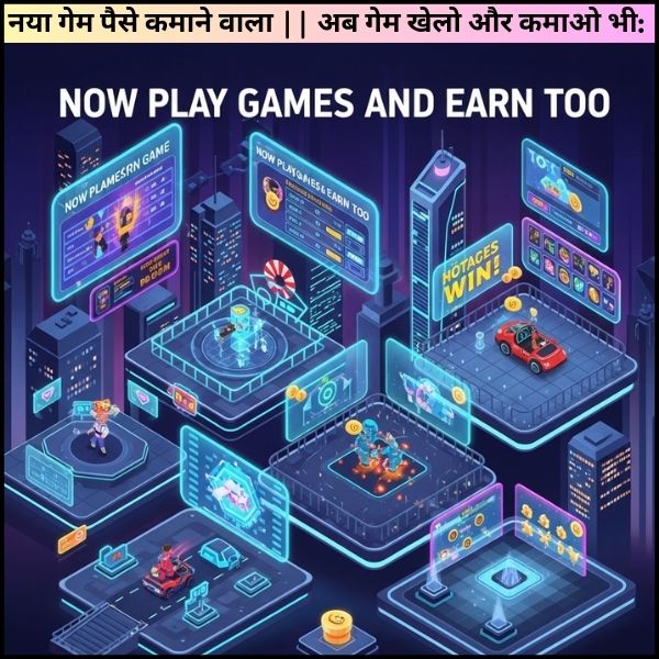 नया गेम पैसे कमाने वाला || अब गेम खेलो और कमाओ भी: