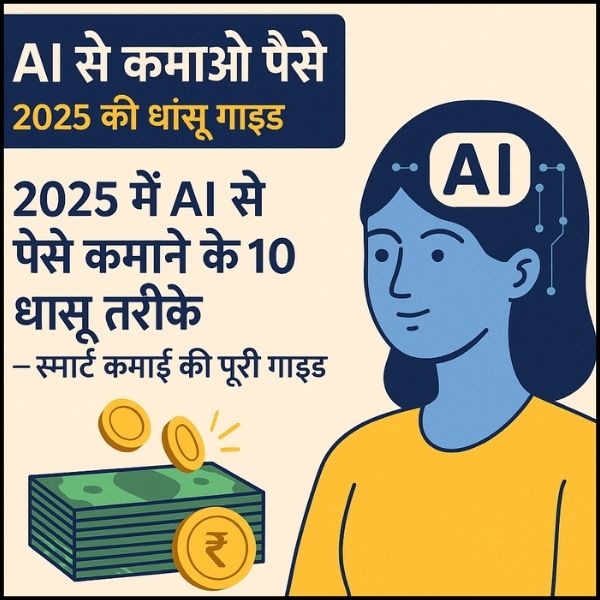 2025 में AI से पैसे कमाने के 10 धांसू तरीके