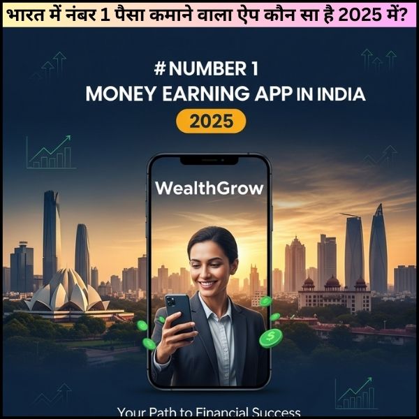 भारत में नंबर 1 पैसा कमाने वाला ऐप कौन सा है 2025 में
