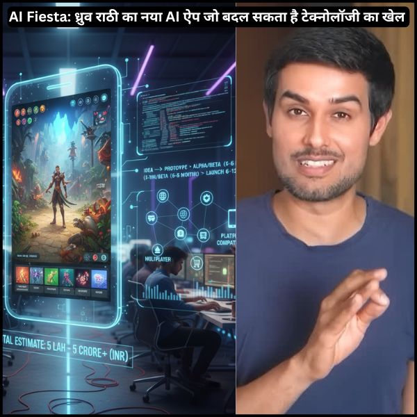AI Fiesta ध्रुव राठी का नया AI ऐप जो बदल सकता है टेक्नोलॉजी का खेल