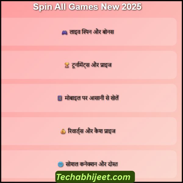 Spin All Games New 2025
