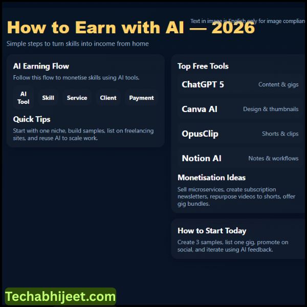 AI se Paise Kaise Kamaye 2026 Me