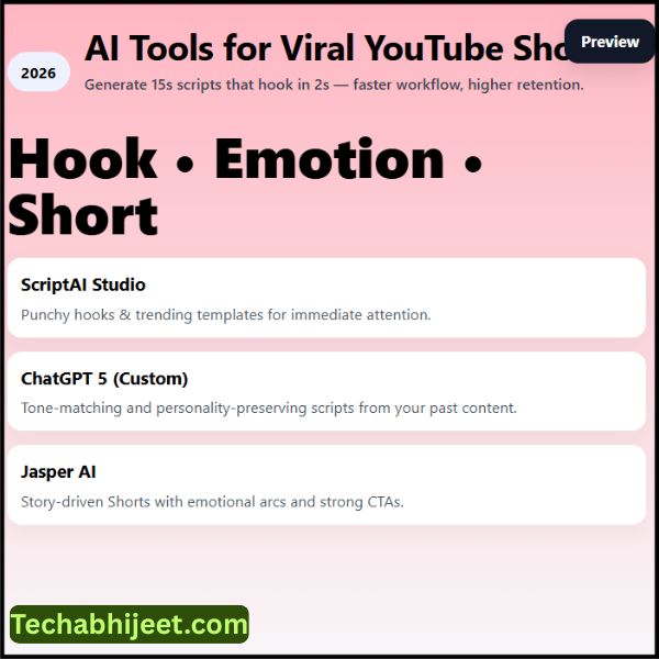 These AI Tools Can Write Viral YouTube Shorts Scripts for You (2026 Edition)