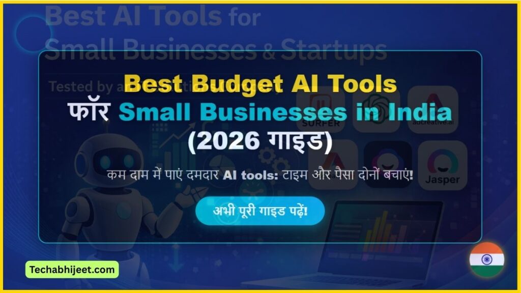Best Budget AI Tools for Small Businesses in India (2026 Guide)