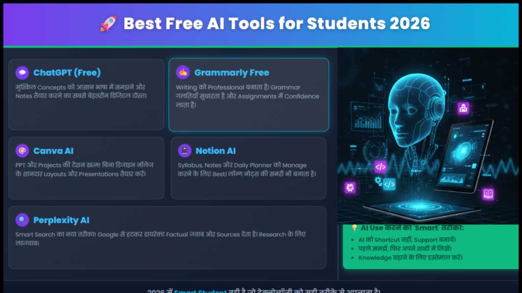 Best Free AI Tools for Students 2026 