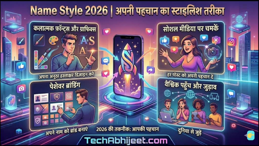 Name Style 2026 | अपनी पहचान का स्टाइलिश तरीका : 