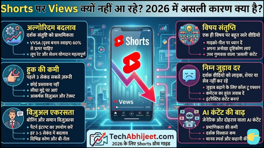 Shorts पर Views क्यों नहीं आ रहे? 2026 में
