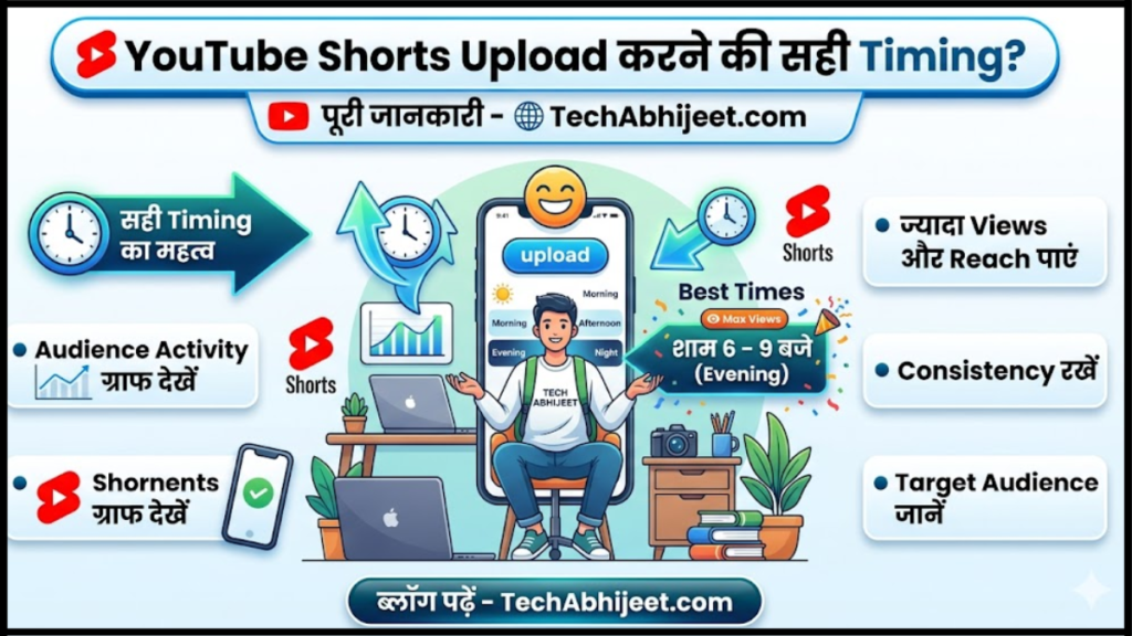YouTube पर Shorts Upload करने की सही Timing क्या है?