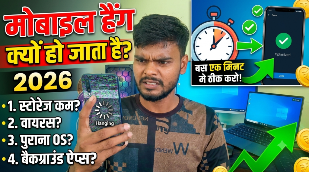 मोबाइल हैंग क्यों हो जाता है 2026